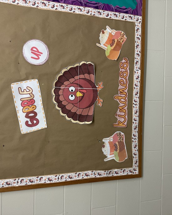 Gobble up Kindness Bulletin Board
